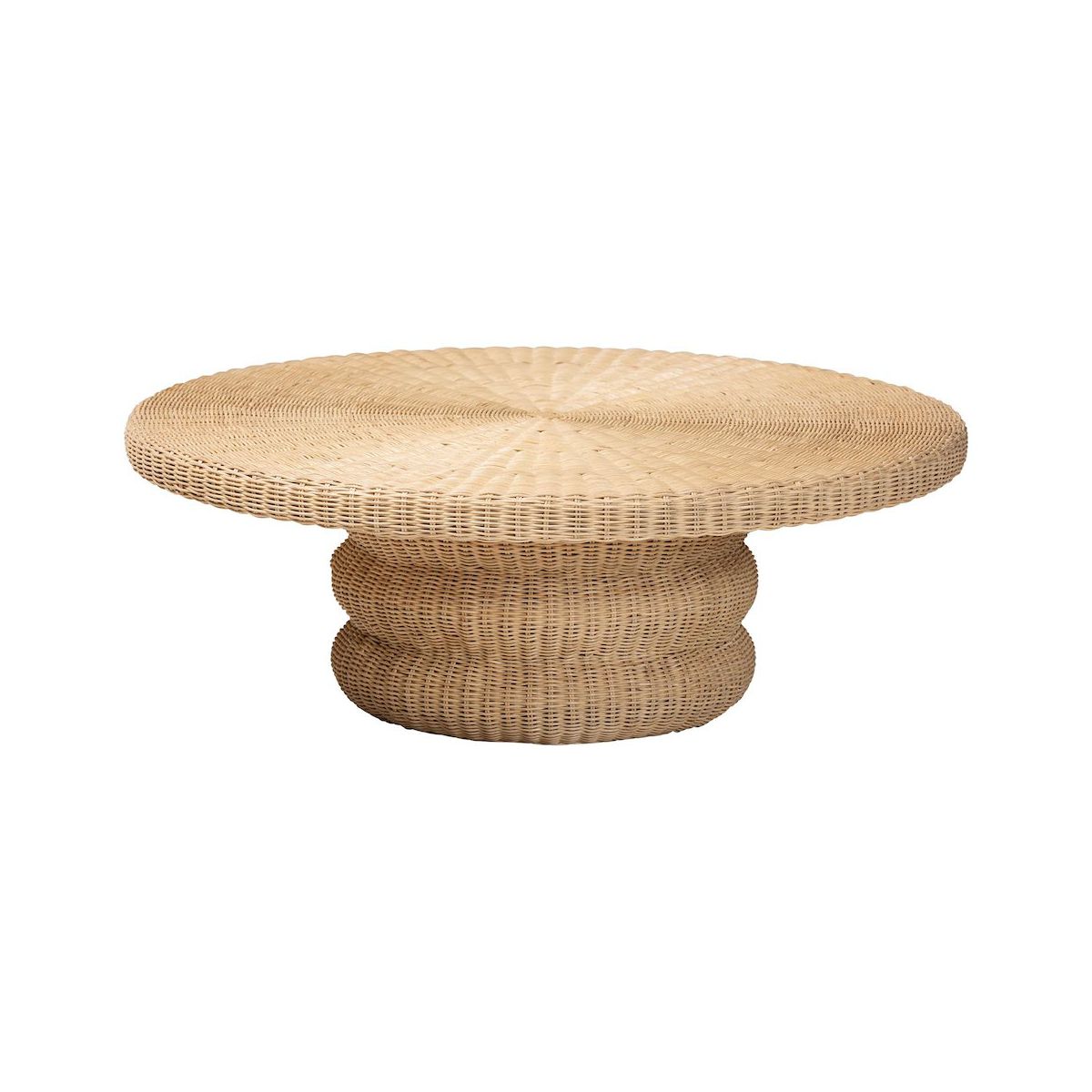 bali & pari,Silvia Natural Rattan Coffee Table
