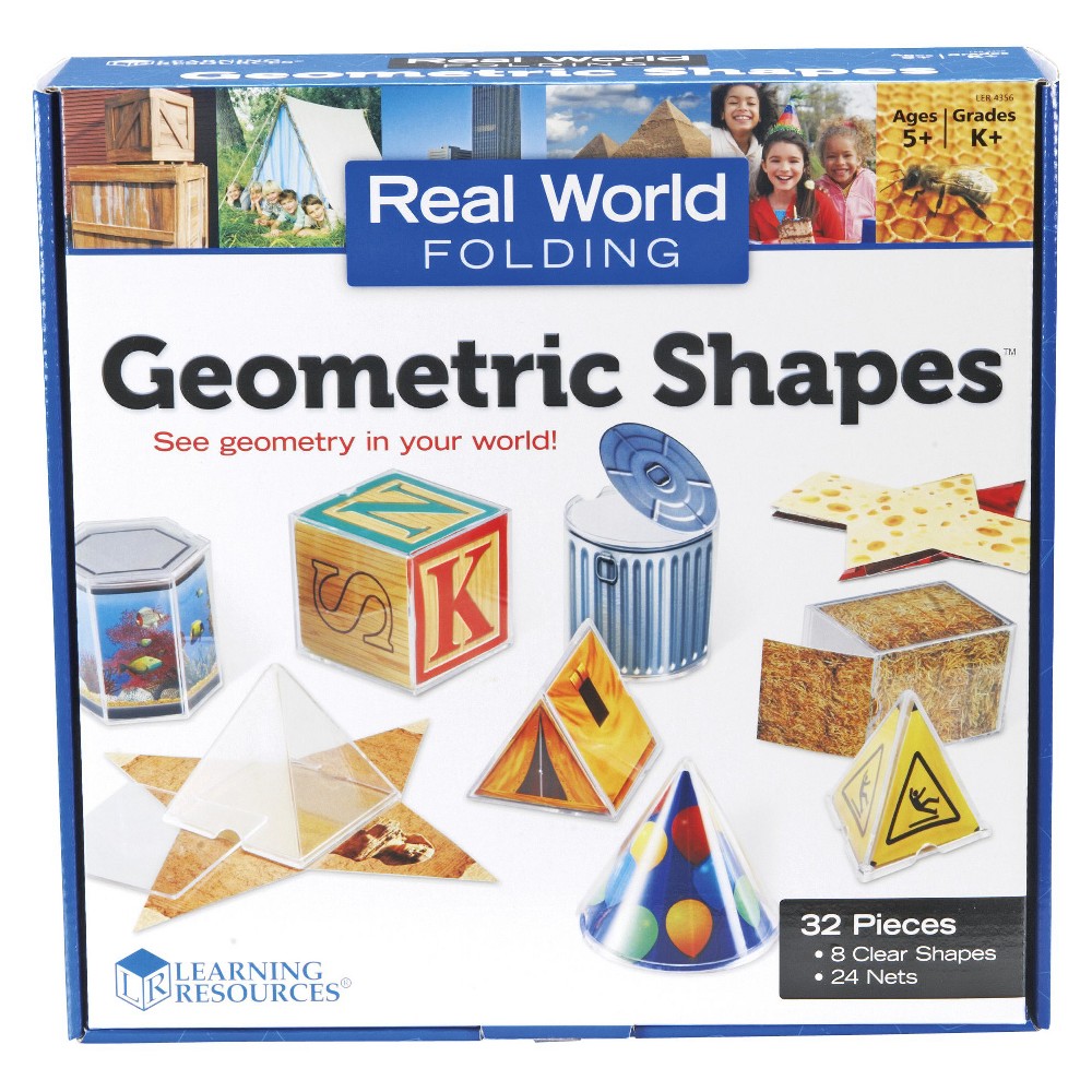 UPC 765023843569 product image for Learning Resources Real World Folding Geometric Shapes | upcitemdb.com