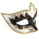 Forum Novelties Carnivale White & Black Eye Mask