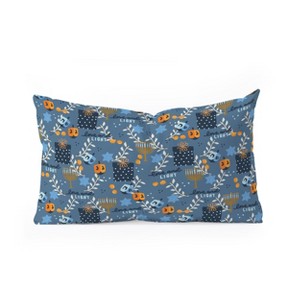 Marni Love and Light Blue Hanukkah Oblong Throw Pillow - Society6 - 1 of 2