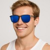 Anna-Kaci Men's Sleek Square Polarized UV400 Sunglasses for Driving and Daily Wear - 3 of 4