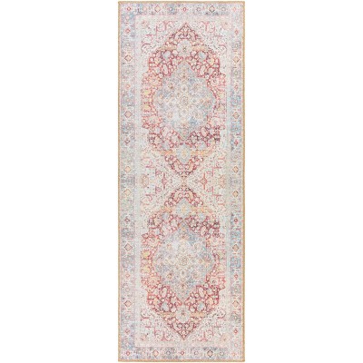 Alanya Traditional Machine Washable Rug Cream - Artistic Weavers