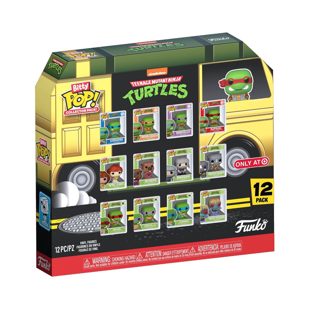 Funko Bitty POP! Teenage Mutant Ninja Turtles Figures Collector Pack 12pk