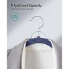 SONGMICS Clothes Hangers, Pack of 30/50 Plastic Coat Hangers, Non-Slip, 0.2 Inches Thick - 3 of 4