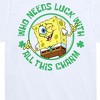 Boys' - SpongeBob Squarepants - Who Needs Luck With This Charm Short Sleeve Graphic T-Shirt - 2 of 4