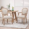 2pk Baldner Traditional Upholstered Dining Chairs - Christopher Knight Home - image 2 of 4