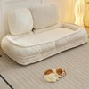 Angel Sar Adjustable Human Dog Bed for Adults, 5 Position Foldable Human Size Dog Bed, Extra Large Cloud Beds for Living Room & Bedroom, White - 2 of 4
