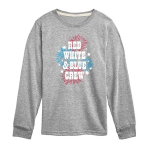 Boys' - Instant Message - Americana Long Sleeve Graphic T-Shirt - 1 of 4