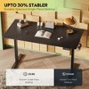 GALAXHERO 55" x 28" Electric Standing Desk Height Adjustable with 3 Height Memory Settings, Sit-Stand Computer Desk for Home Office, Black - 3 of 4