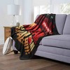 Warner Bros. DC Comics Shazam Triple Shazam Silk Touch Throw Blanket 50x60 Inches - 2 of 4
