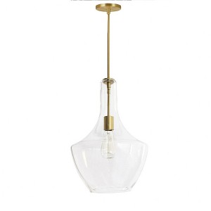 Dainolite Petalite 1 - Light Pendant in  Aged Brass - 1 of 1