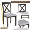 YOOCOZZ  6-Piece Dining Set with Foldable Table - 3 of 4