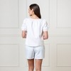 Hope & Henry Women's Flat Front Linen Short - 3 of 4