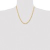 Chisel Stainless Steel Polished Yellow IP-plated 6.3mm 20" Figaro Chain Necklace - 4 of 4