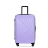 Cesicia 3  Piece Luggage Sets ABS Lightweight Suitcase with Two Hooks, Spinner Wheels, TSA Lock, 20in & 24in & 28in - 3 of 4
