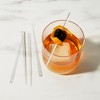 True Cocktail Picks, Disposable Stir Sticks for Appetizers, Drinks, Garnishes, Barware Accessories, 4.7″, Clear Plastic, Set of 25 - 2 of 4