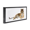 Stupell Industries Tiger Resting Orange Ink Watercolor, 25" x 11" - 3 of 4