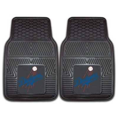 MLB Los Angeles Dodgers Vinyl Car Mat Set - 2pc