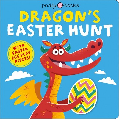 Lift and Play: Dragon's Easter Hunt - (Lift & Play) by  Roger Priddy (Board Book)