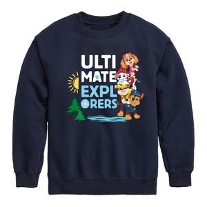 Boys' - Paw Patrol - Ultimate Explorer Graphic Long Sleeve Fleece Sweatshirt - 1 of 4