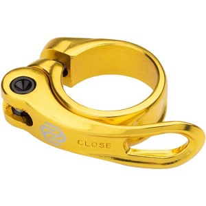 Promax QR-1 Seatpost Clamp - 34.9mm, QR, Gold - 1 of 1