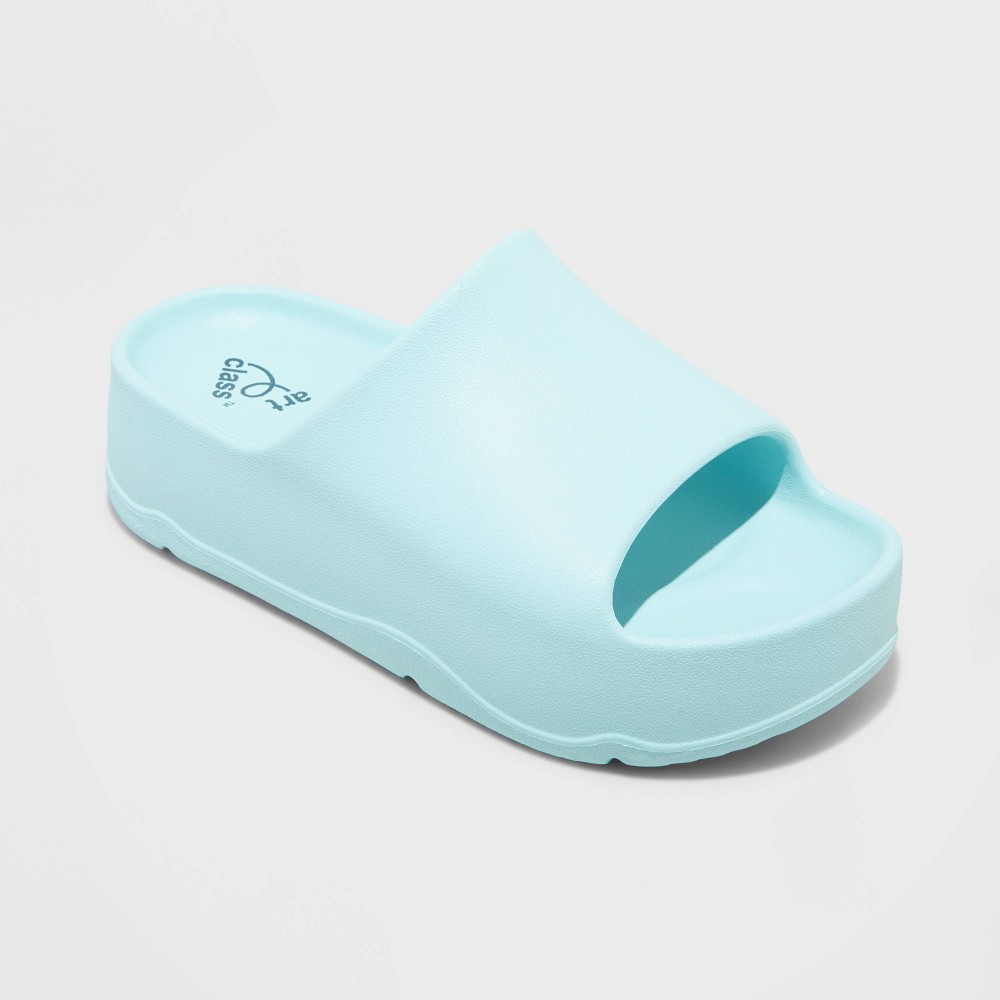 Girls' Edie Slip-On Platform Sandals - art class™ Blue 3