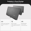 BalanceFrom All Purpose 4'x6'x2" Extra Thick High Density Anti Tear Fitness Yoga Gymnastics Gym Folding Exercise Aerobics Mat, Grey - 3 of 4