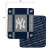 MLB New York Yankees Reverse Block Double Sided Ultra Cozy Blanket - 3 of 3