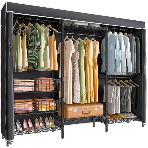 Wardrobe discount rack target