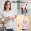 Clotth Travel Mini Umbrella for Purse With Case Small Compact UV Sun Protection Sun Lightweight Tiny Pocket Umbrella for Women Kids and Men - 2 of 4