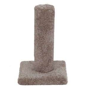 Beatrise Pet Products Carpet Cat Scratcher Post with Toy - 18" - 1 of 2