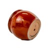 NAYSAYE Planter Set of 3 Ceramic Flowerpot Sleek Glossy Design for Indoor Outdoor Garden, Orange, 14.6"*14.6"*11.7" - 4 of 4