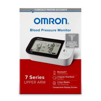 Omron 7 Series Upper Arm Blood Pressure Monitor with Cuff - Fits Standard and Large Arms