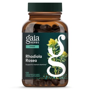 GAIA　ガイア　ローズオットー3ML Gaia Herbs Rhodiola Rosea - Stress Support Supplement