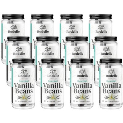 Rodelle Whole Vanilla Beans - 12 pack, 2 pc