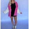 Women's Crochet Sleeve Button Up - POL - 3 of 4