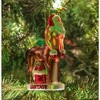 Accoutrements Santaur Hand Blown Glass Holiday Ornament - 3 of 3
