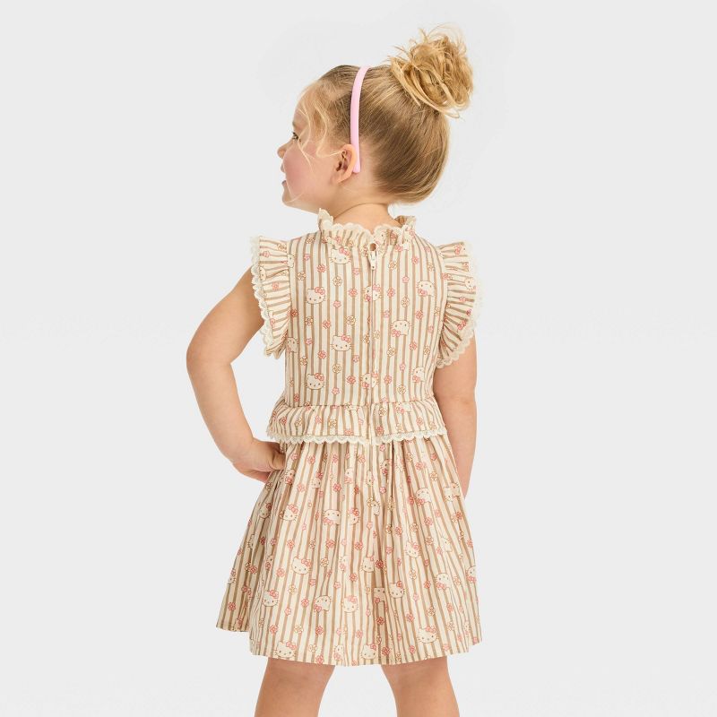Toddler Girls&#39; Sanrio Hello Kitty A-Line Dress - Beige, 2 of 7