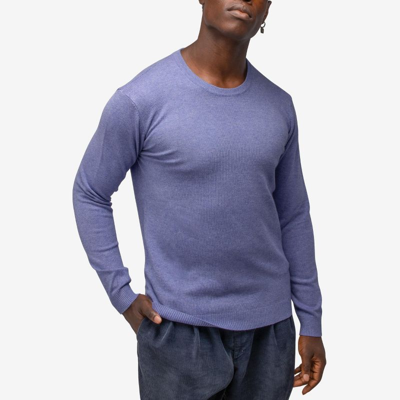 X RAY Men's Big and Tall Basic Crewneck Sweater, 3 of 5