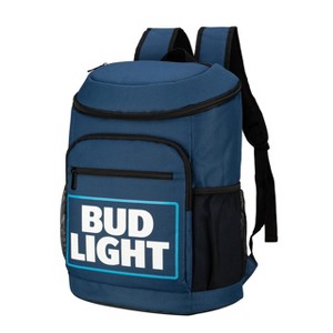 Bud Light 30Can Cooler Backpack, Insulated 21 Liter Leak Proof