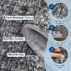 Living Room Rug Washable Rug Non-Slip Modern Abstract Throw Rugs Large Soft Bedroom Carpet Indoor Contemporary Solid Floor Carpet - 2 of 4