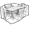 The Lakeside Collection Stylish All-Weather Furniture Covers - 2 of 2