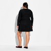 Women's Long Sleeve Keyhole Mini Sweater Dress - Wild Fable™ - 3 of 3