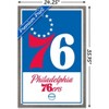Trends International NBA Philadelphia 76ers - Logo 21 Framed Wall Poster Prints - 3 of 4