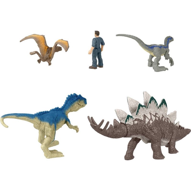 Jurassic World: Dominion Minis Chaotic Cargo Pack of 5 Dinosaur Figure Set, 5 of 7