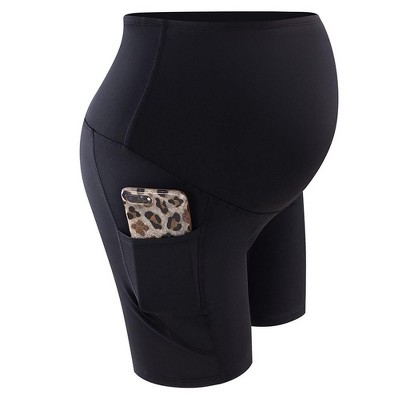 Clearlove Shorts Women Scrunch Butt Lifting Tummy Control Biker Shorts with Pockets High Waist Yoga Pants
