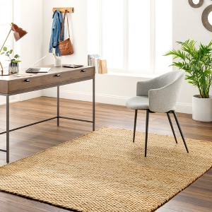 Mark & Day Clemons Woven Indoor Area Rugs Burnt Orange - 1 of 4