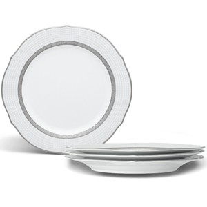 Noritake Charlotta Platinum Set of 4 Accent Plates - 1 of 4