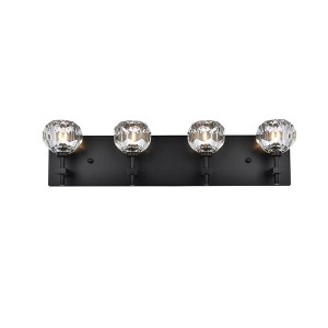 Elegant Lighting Graham 4 - Light Sconce in  Black - 1 of 4