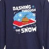 Boys' - SpongeBob SquarePants - Dashing Through The Snow Long Sleeve Graphic T-Shirt - 2 of 4